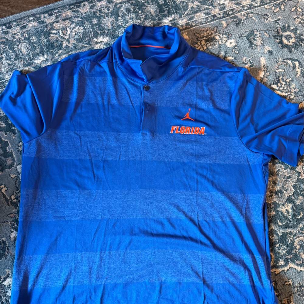 Jordan Brand Blue Dri-FIT Florida gators Polo , XL